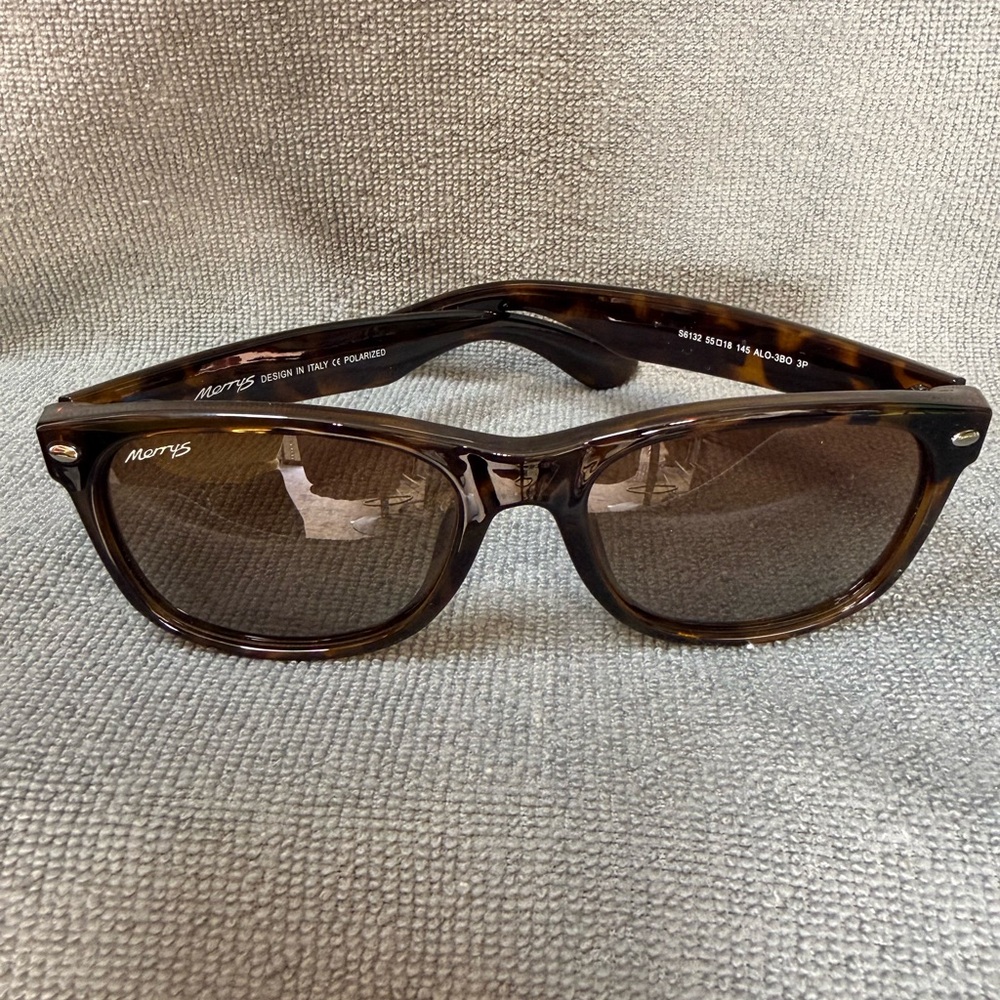Merrys polarized Italian Tortoise Shell Sunglasses
